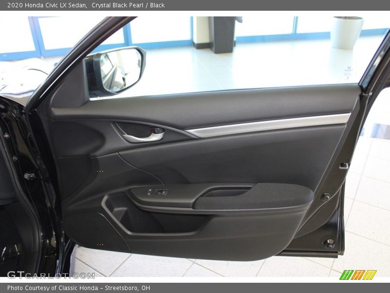 Crystal Black Pearl / Black 2020 Honda Civic LX Sedan