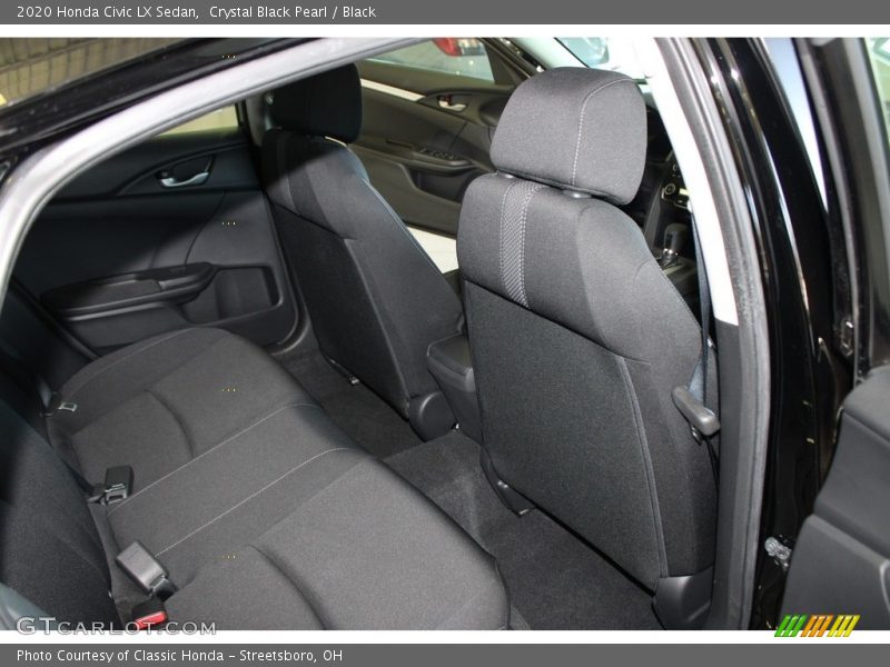 Crystal Black Pearl / Black 2020 Honda Civic LX Sedan
