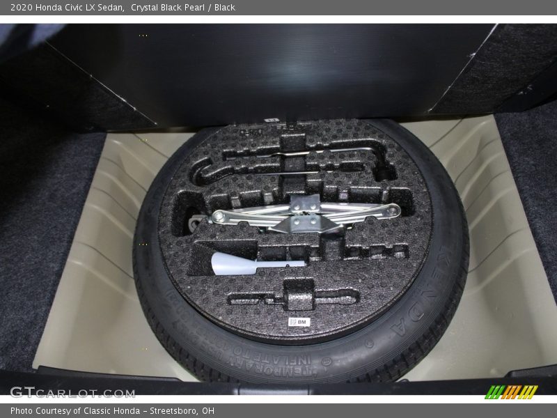 Crystal Black Pearl / Black 2020 Honda Civic LX Sedan