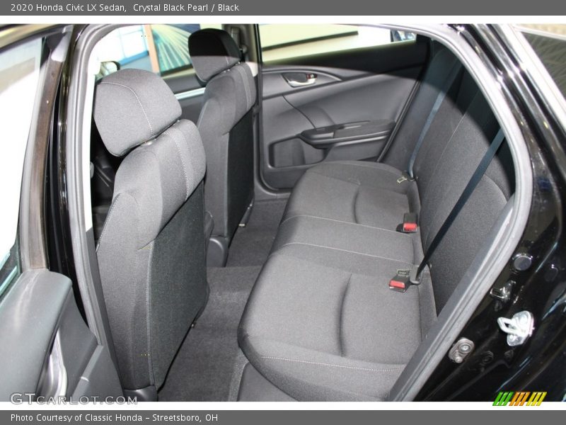 Crystal Black Pearl / Black 2020 Honda Civic LX Sedan