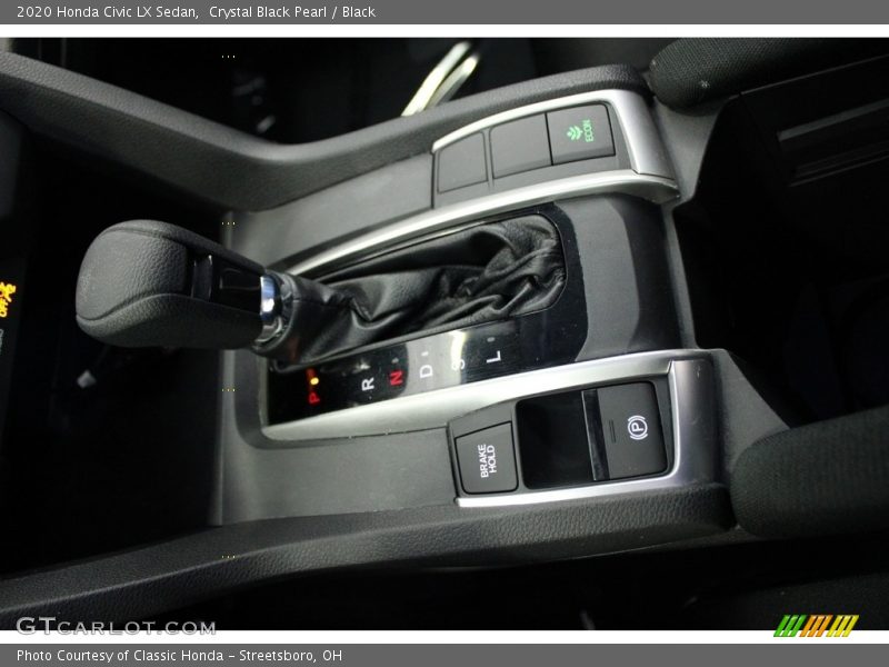 Crystal Black Pearl / Black 2020 Honda Civic LX Sedan