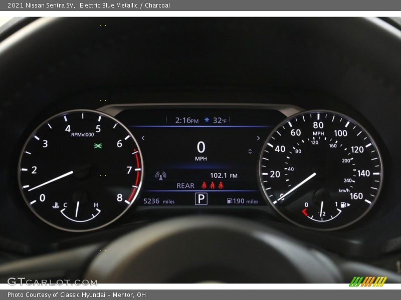  2021 Sentra SV SV Gauges