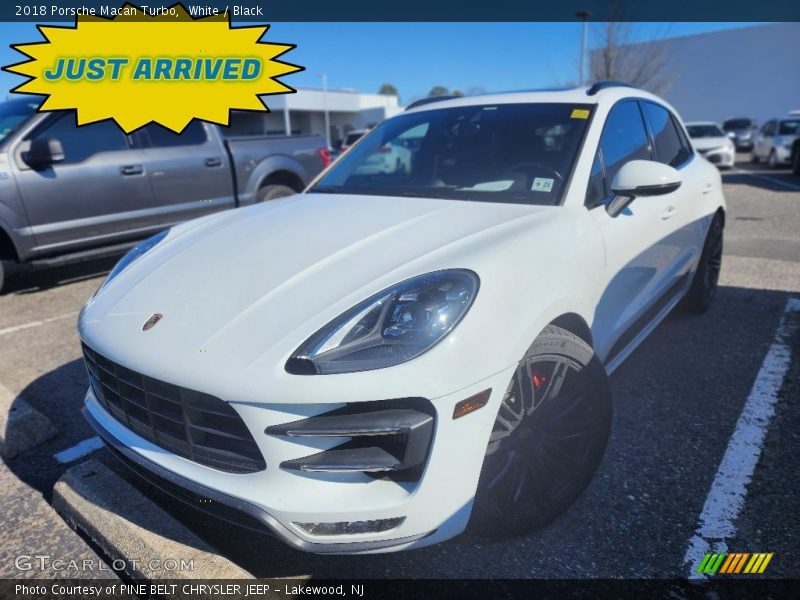 White / Black 2018 Porsche Macan Turbo