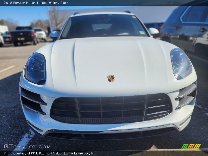 White / Black 2018 Porsche Macan Turbo