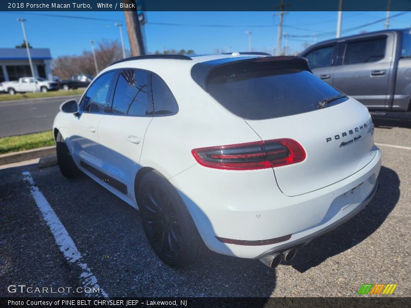 White / Black 2018 Porsche Macan Turbo