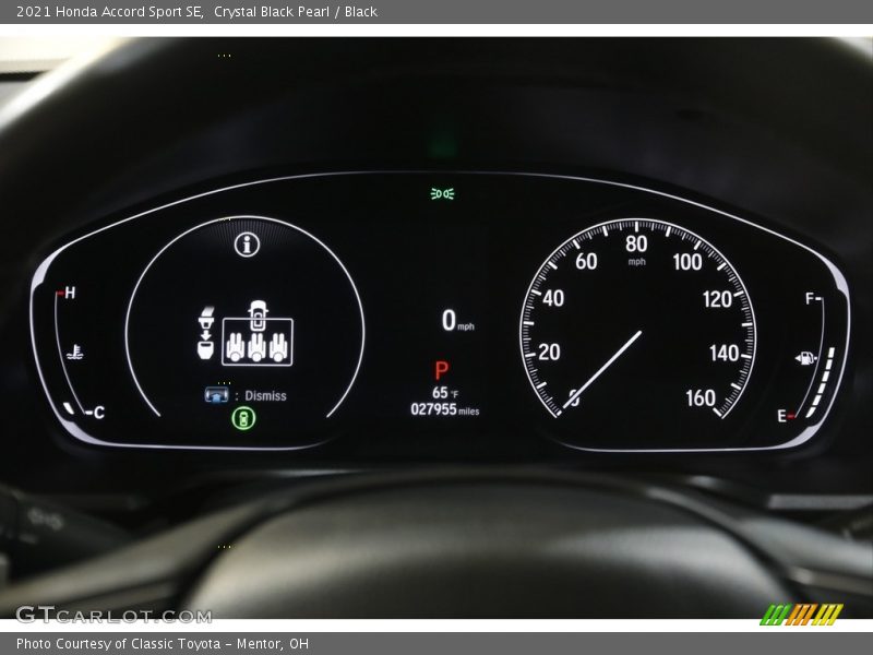  2021 Accord Sport SE Sport SE Gauges