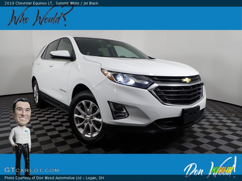 Summit White / Jet Black 2019 Chevrolet Equinox LT