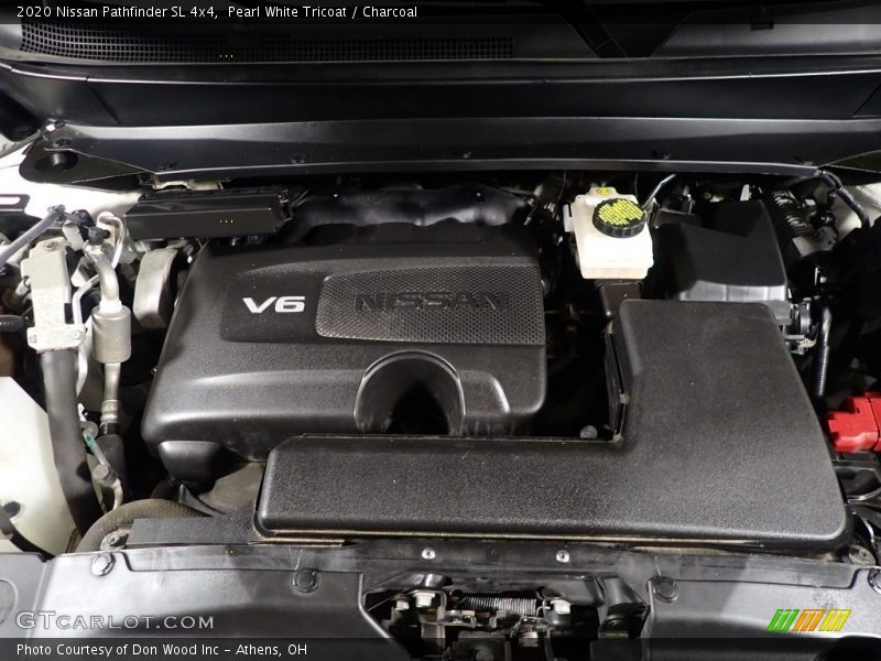 Pearl White Tricoat / Charcoal 2020 Nissan Pathfinder SL 4x4