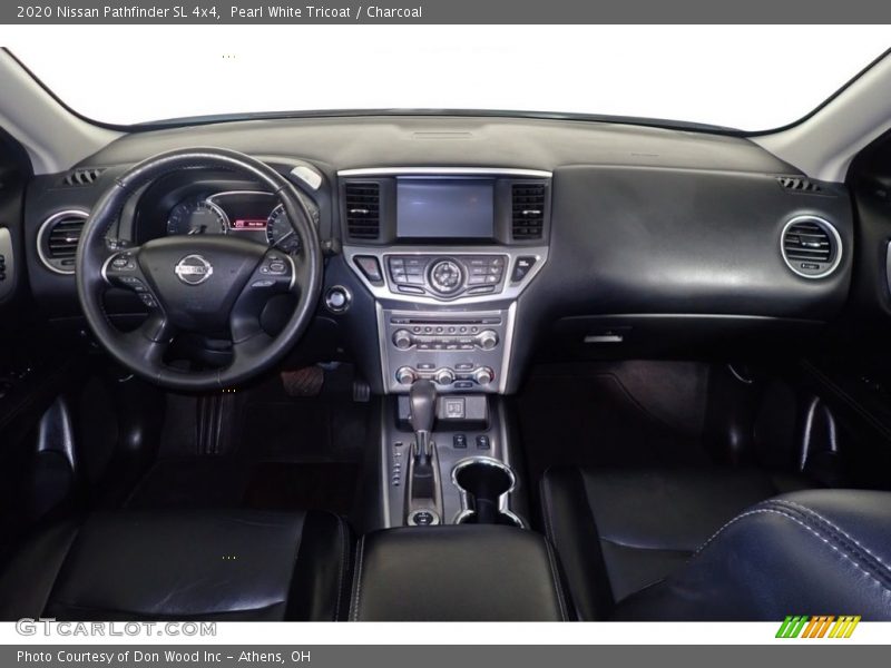 Pearl White Tricoat / Charcoal 2020 Nissan Pathfinder SL 4x4