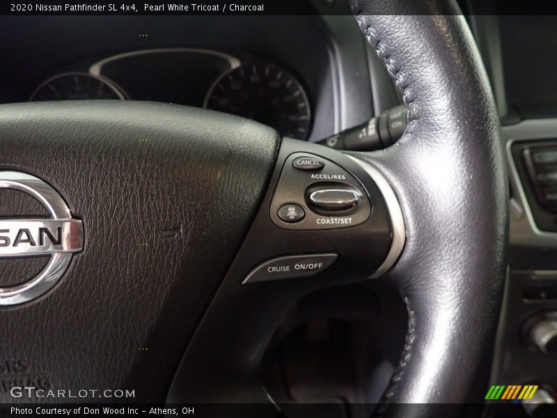 Pearl White Tricoat / Charcoal 2020 Nissan Pathfinder SL 4x4