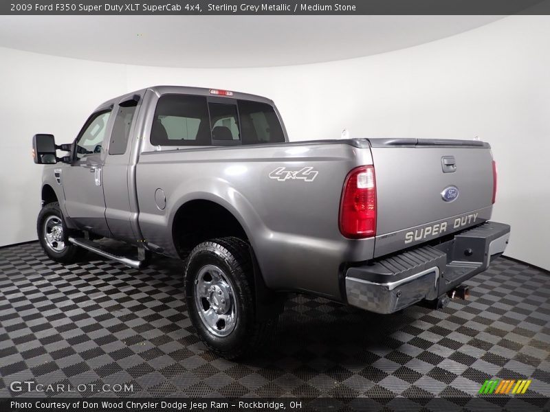 Sterling Grey Metallic / Medium Stone 2009 Ford F350 Super Duty XLT SuperCab 4x4