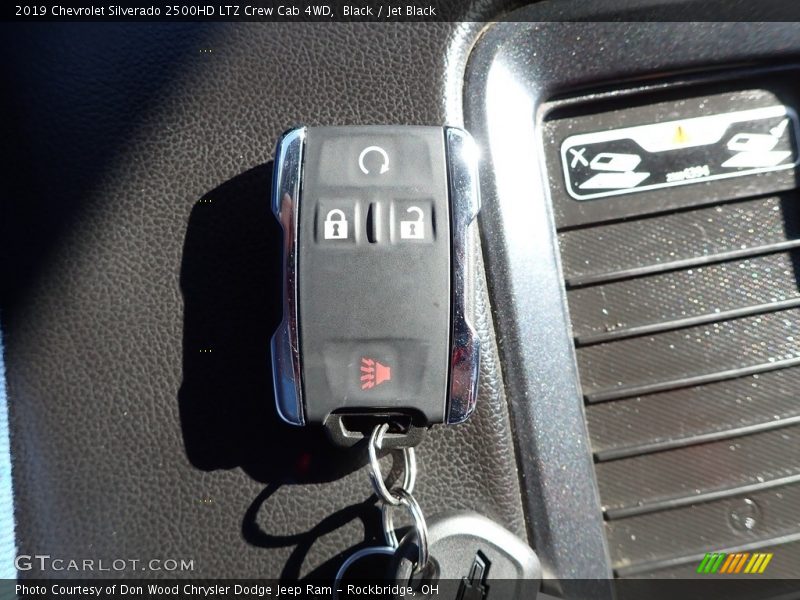 Black / Jet Black 2019 Chevrolet Silverado 2500HD LTZ Crew Cab 4WD