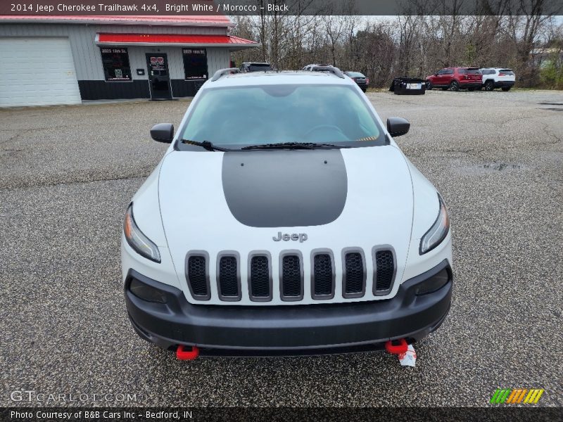 Bright White / Morocco - Black 2014 Jeep Cherokee Trailhawk 4x4