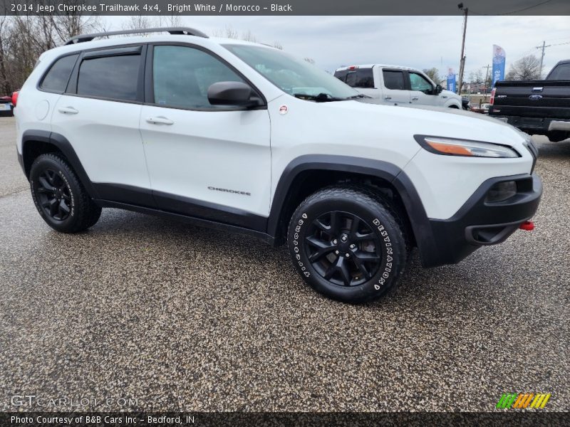 Bright White / Morocco - Black 2014 Jeep Cherokee Trailhawk 4x4