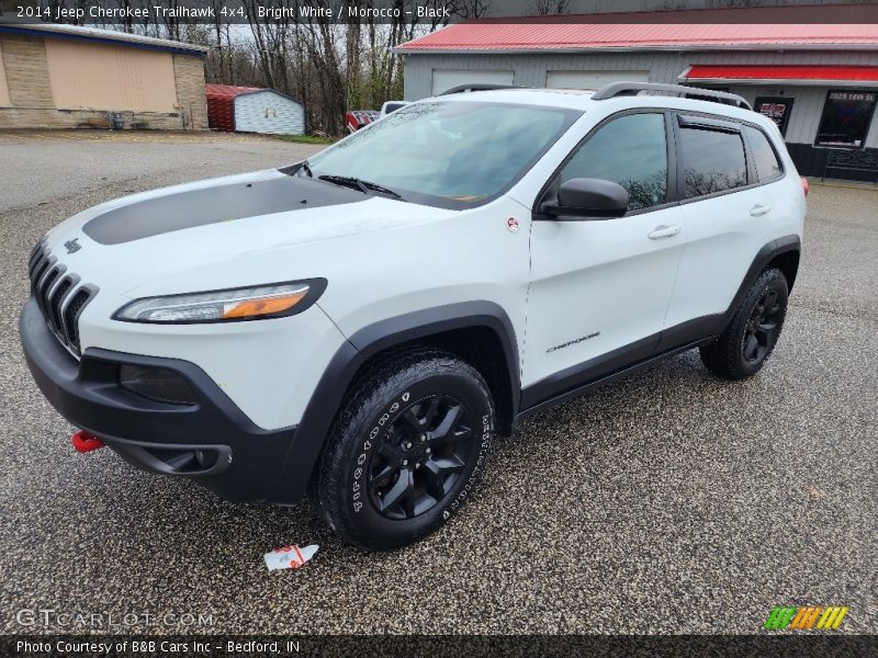 Bright White / Morocco - Black 2014 Jeep Cherokee Trailhawk 4x4