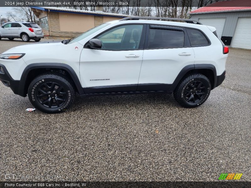 Bright White / Morocco - Black 2014 Jeep Cherokee Trailhawk 4x4