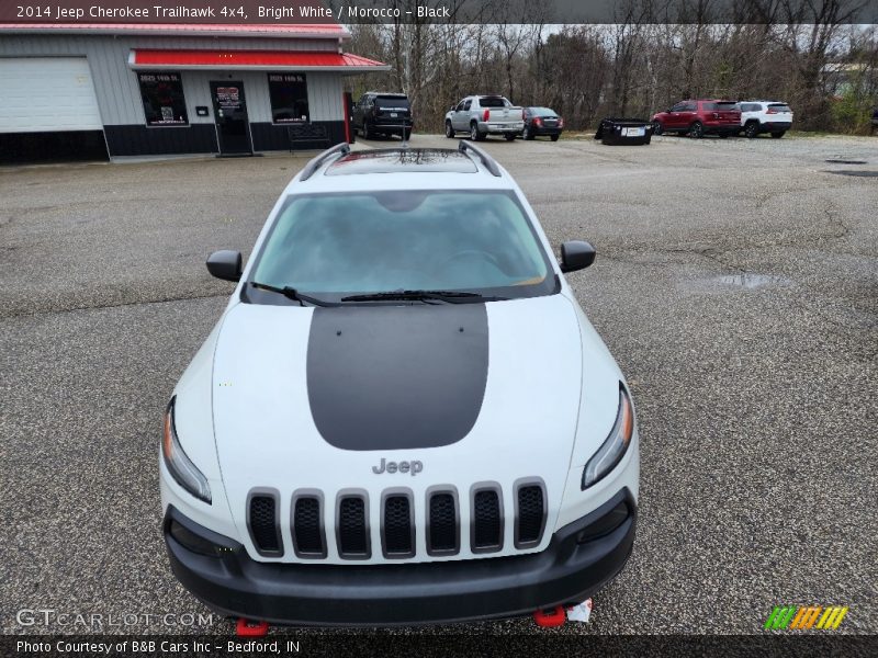 Bright White / Morocco - Black 2014 Jeep Cherokee Trailhawk 4x4