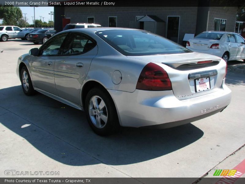 Liquid Silver Metallic / Ebony 2008 Pontiac Grand Prix Sedan