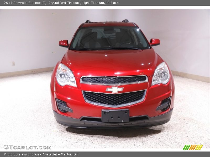 Crystal Red Tintcoat / Light Titanium/Jet Black 2014 Chevrolet Equinox LT