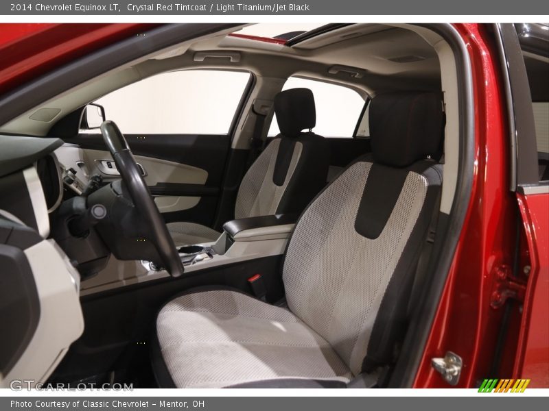 Crystal Red Tintcoat / Light Titanium/Jet Black 2014 Chevrolet Equinox LT