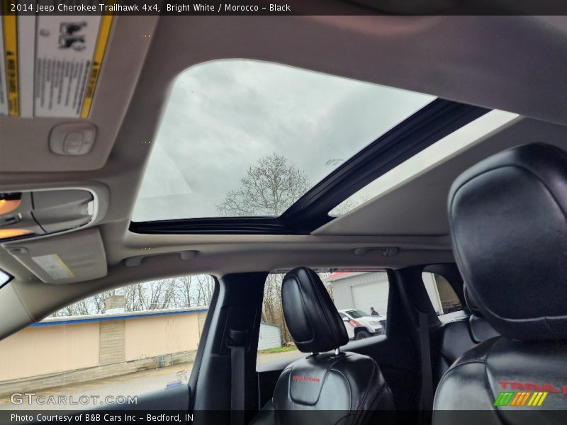 Bright White / Morocco - Black 2014 Jeep Cherokee Trailhawk 4x4