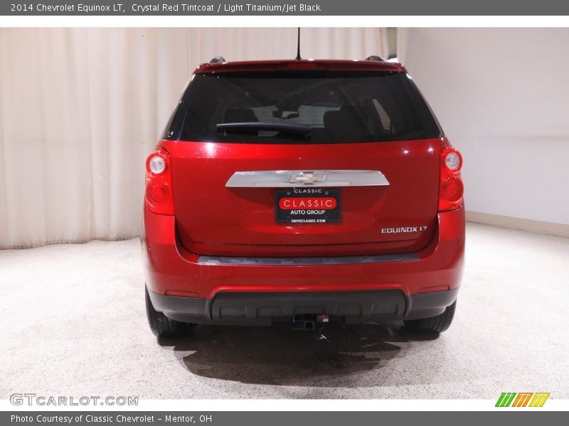 Crystal Red Tintcoat / Light Titanium/Jet Black 2014 Chevrolet Equinox LT