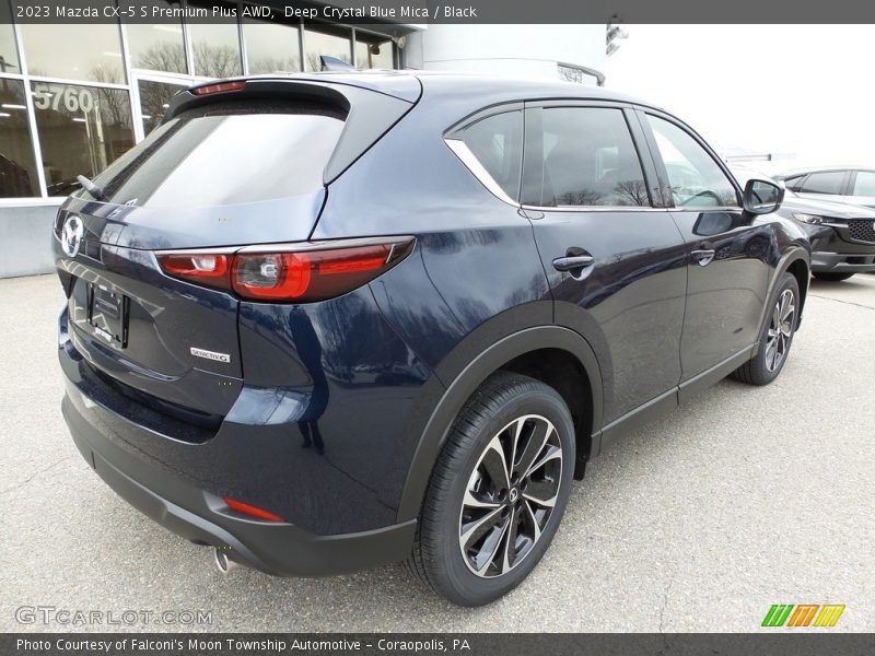 Deep Crystal Blue Mica / Black 2023 Mazda CX-5 S Premium Plus AWD