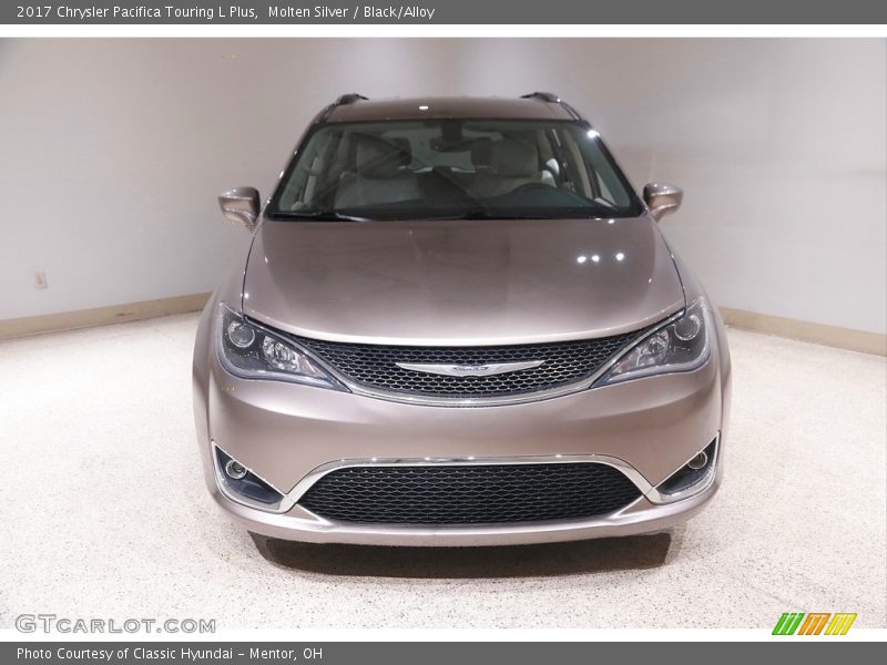 Molten Silver / Black/Alloy 2017 Chrysler Pacifica Touring L Plus