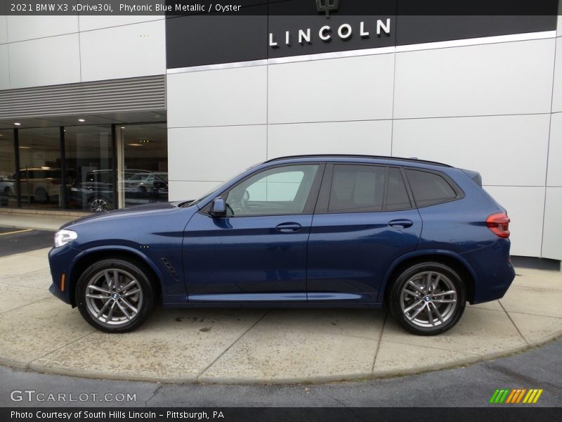  2021 X3 xDrive30i Phytonic Blue Metallic