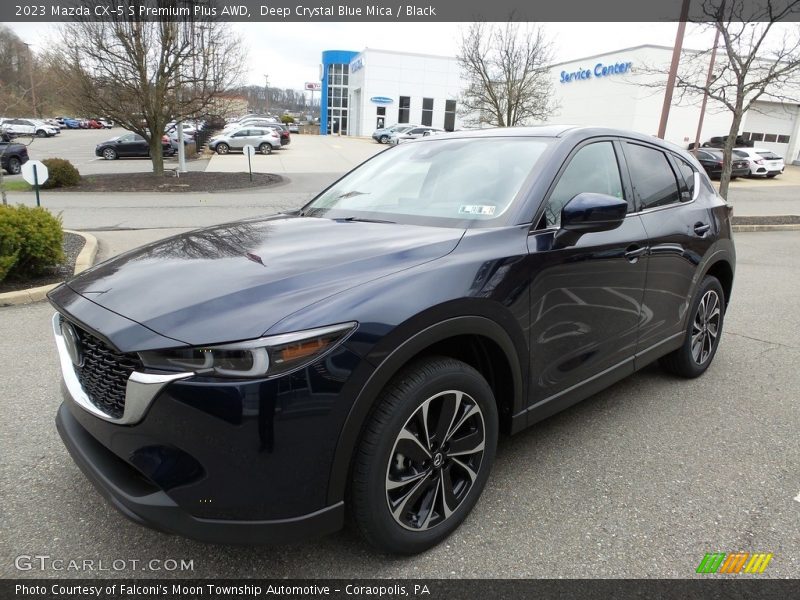 Deep Crystal Blue Mica / Black 2023 Mazda CX-5 S Premium Plus AWD