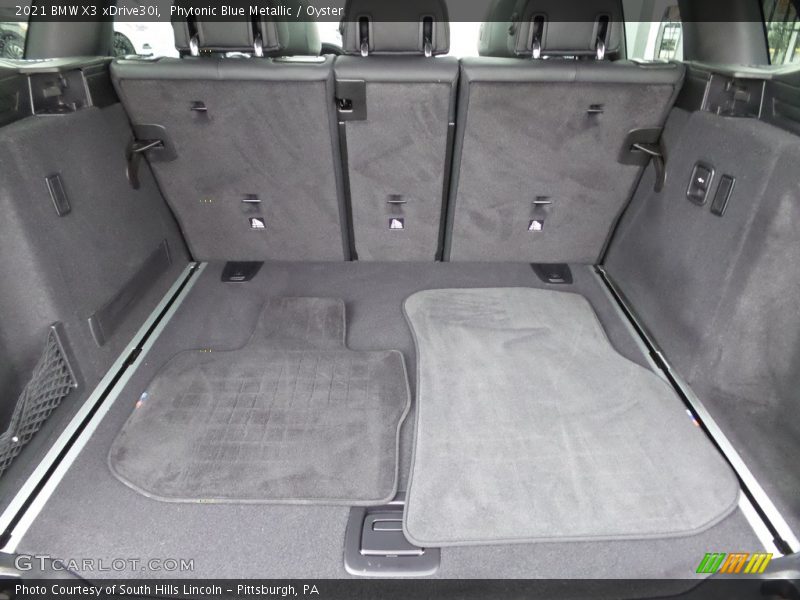  2021 X3 xDrive30i Trunk