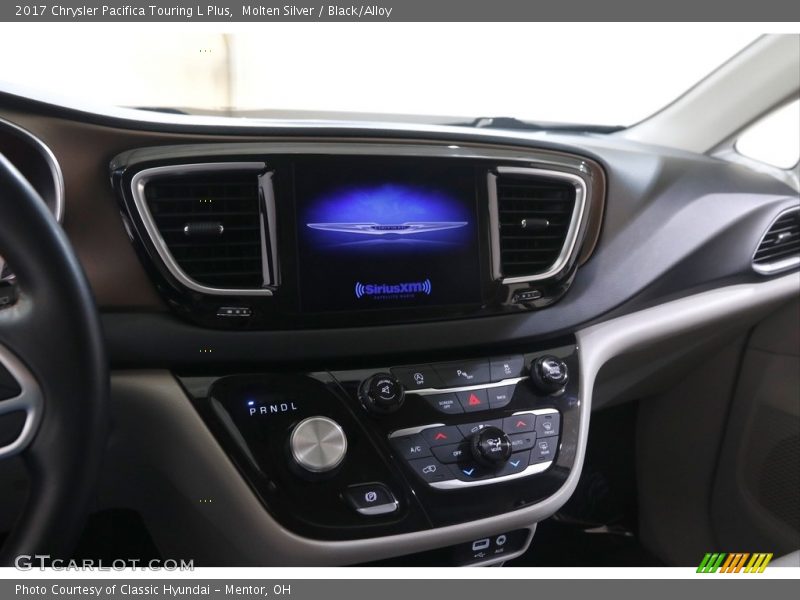 Molten Silver / Black/Alloy 2017 Chrysler Pacifica Touring L Plus