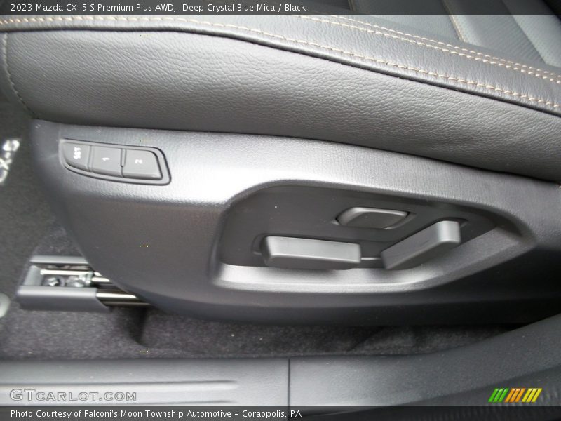 Deep Crystal Blue Mica / Black 2023 Mazda CX-5 S Premium Plus AWD