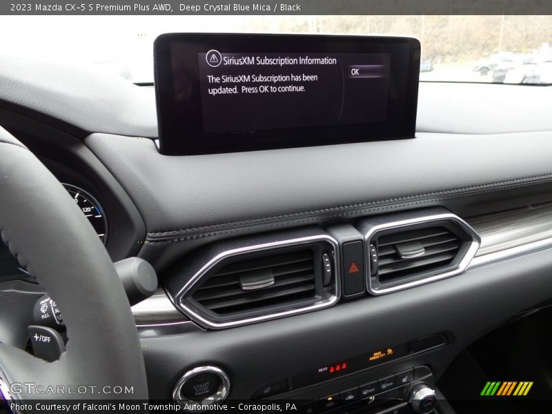Deep Crystal Blue Mica / Black 2023 Mazda CX-5 S Premium Plus AWD