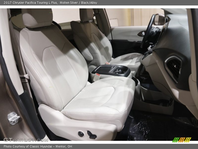 Molten Silver / Black/Alloy 2017 Chrysler Pacifica Touring L Plus
