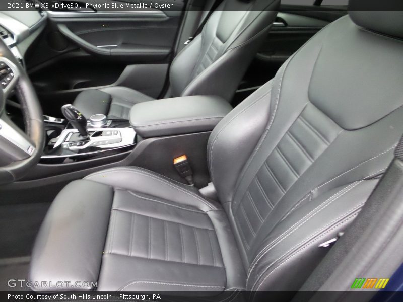 Front Seat of 2021 X3 xDrive30i