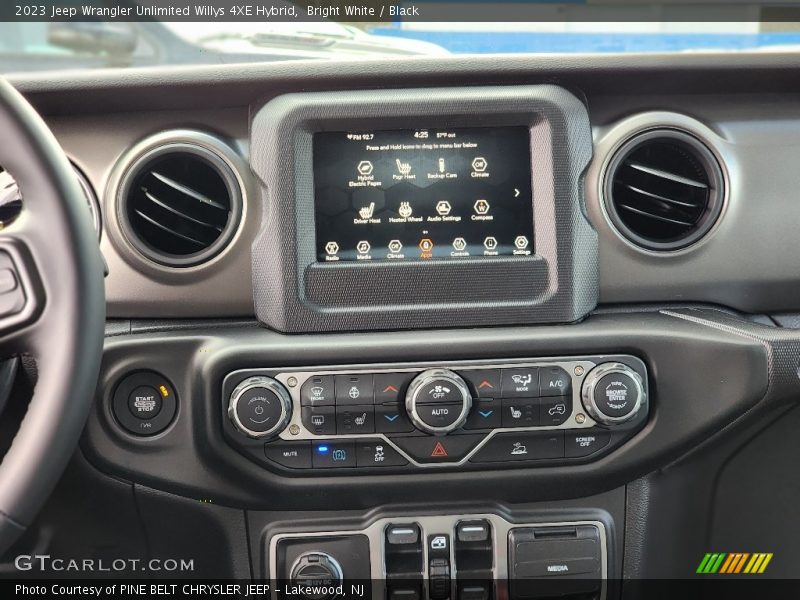 Bright White / Black 2023 Jeep Wrangler Unlimited Willys 4XE Hybrid