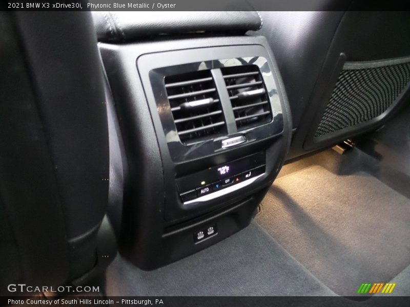 Phytonic Blue Metallic / Oyster 2021 BMW X3 xDrive30i
