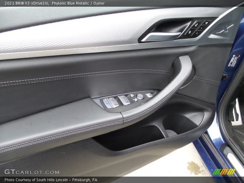 Phytonic Blue Metallic / Oyster 2021 BMW X3 xDrive30i