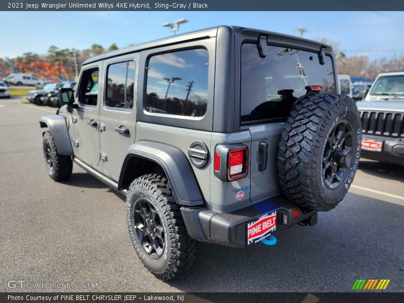 Sting-Gray / Black 2023 Jeep Wrangler Unlimited Willys 4XE Hybrid