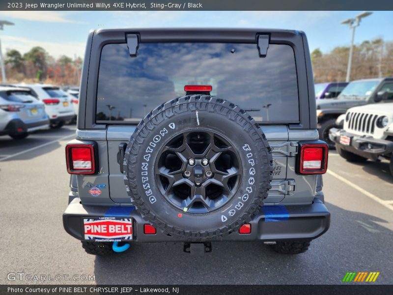 Sting-Gray / Black 2023 Jeep Wrangler Unlimited Willys 4XE Hybrid
