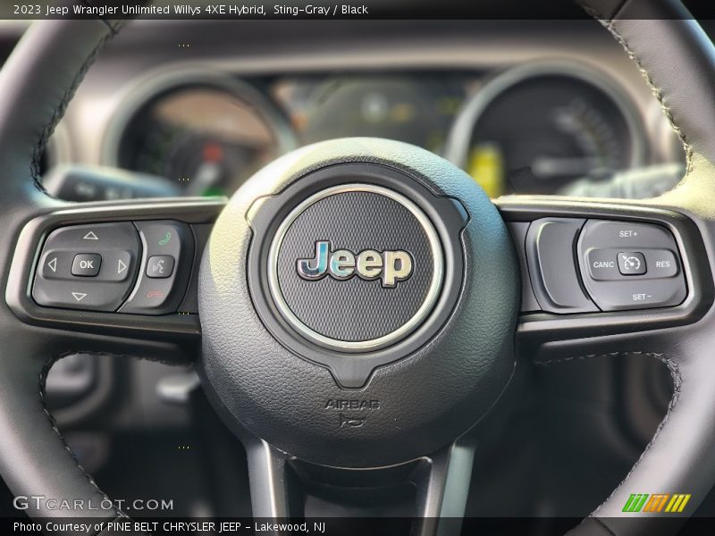  2023 Wrangler Unlimited Willys 4XE Hybrid Steering Wheel