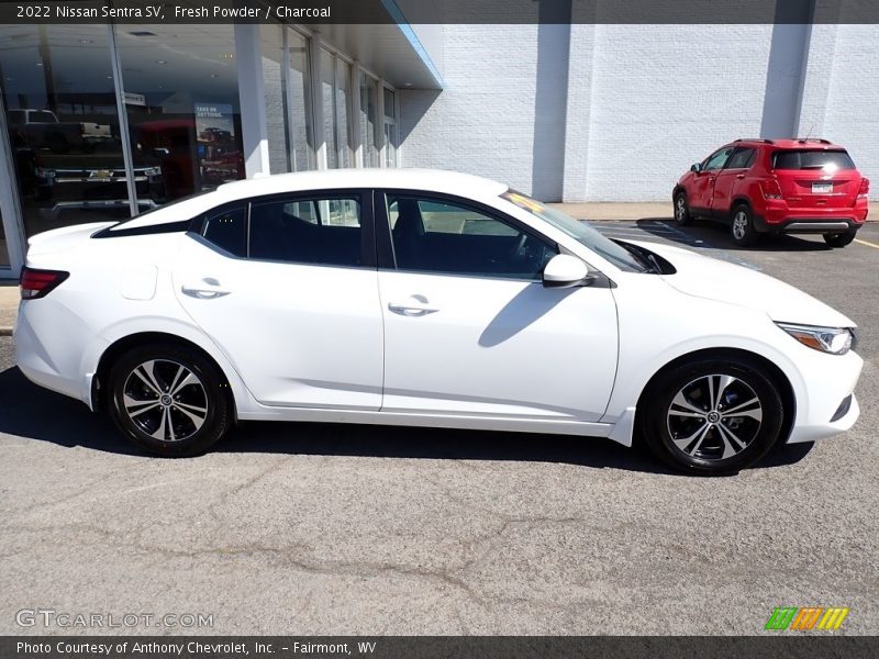 Fresh Powder / Charcoal 2022 Nissan Sentra SV