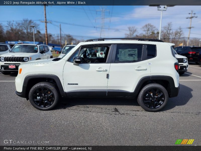 Alpine White / Black 2023 Jeep Renegade Altitude 4x4