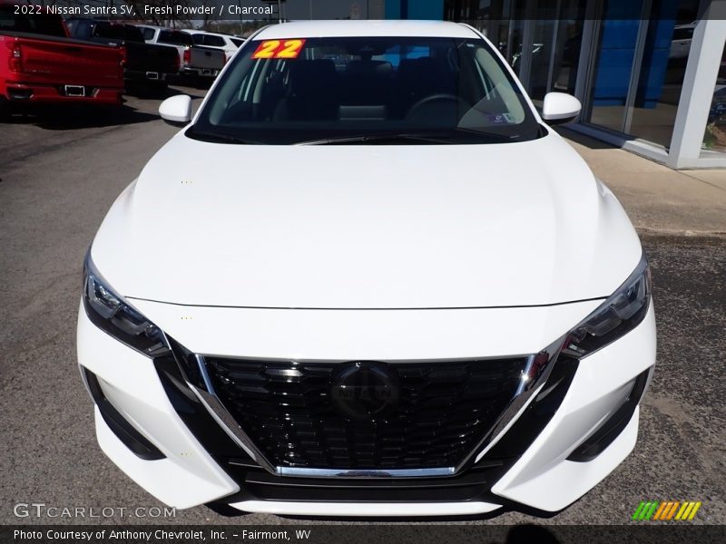 Fresh Powder / Charcoal 2022 Nissan Sentra SV