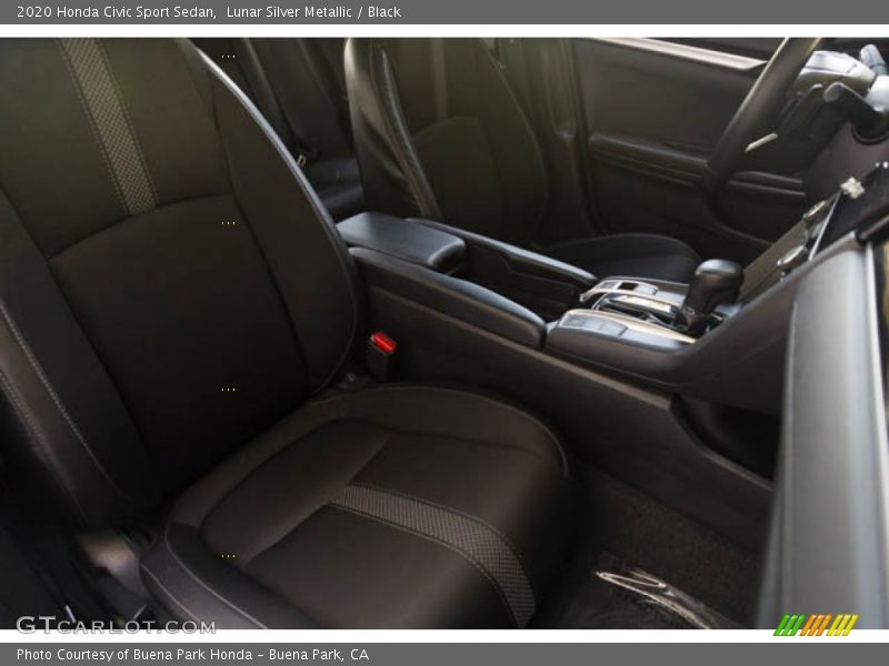 Lunar Silver Metallic / Black 2020 Honda Civic Sport Sedan