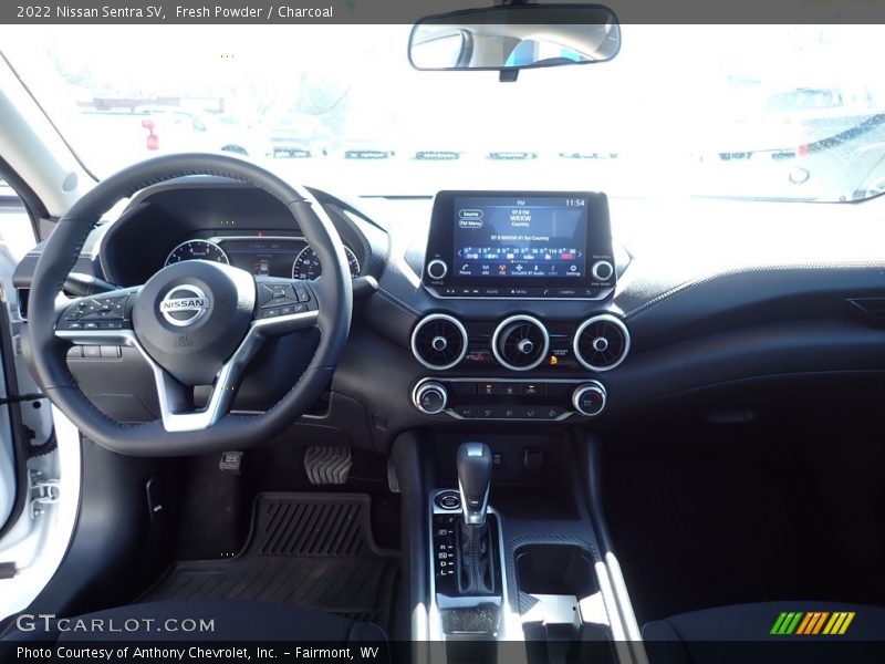 Fresh Powder / Charcoal 2022 Nissan Sentra SV