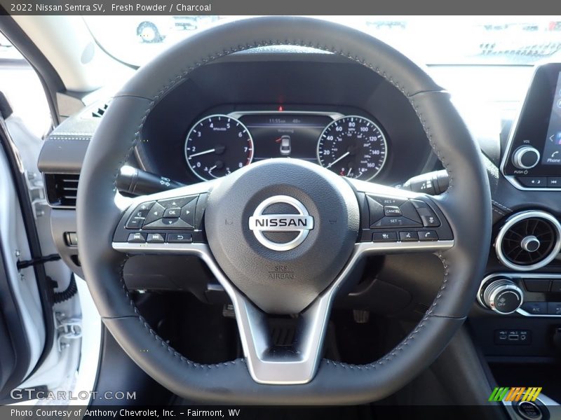 Fresh Powder / Charcoal 2022 Nissan Sentra SV