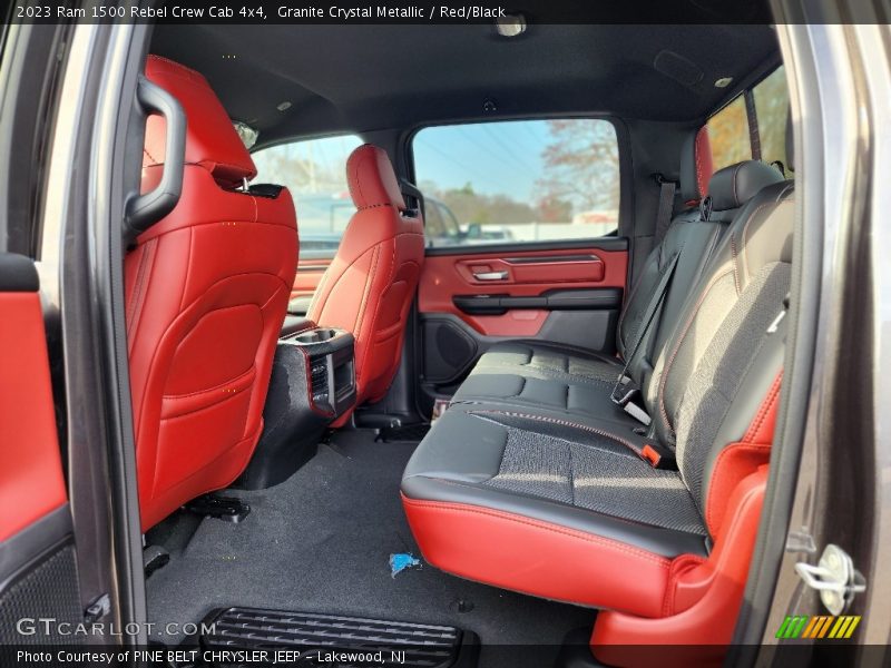 Rear Seat of 2023 1500 Rebel Crew Cab 4x4