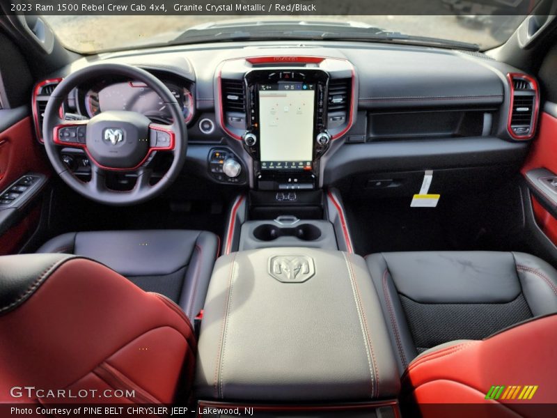 Dashboard of 2023 1500 Rebel Crew Cab 4x4